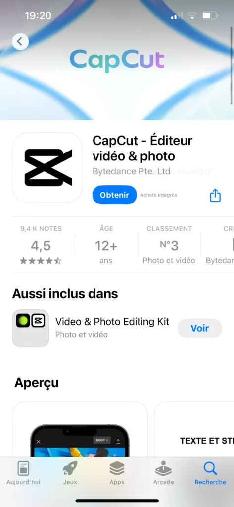 CapCut – Éditeur vidéo photo