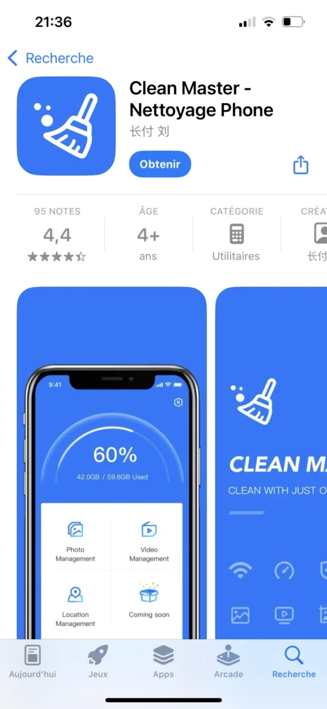 Clean Master – Nettoyage Phone