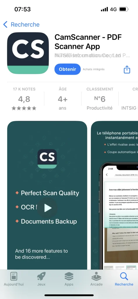 CamScanner – PDF Scanner App