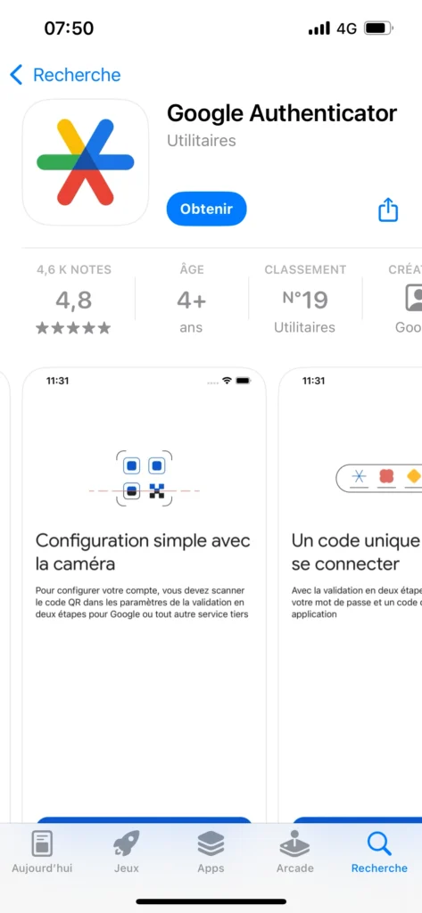 Google Authenticator