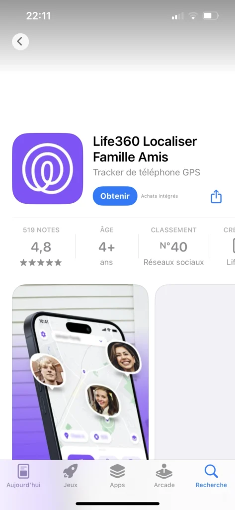 Life360 Localiser Famille