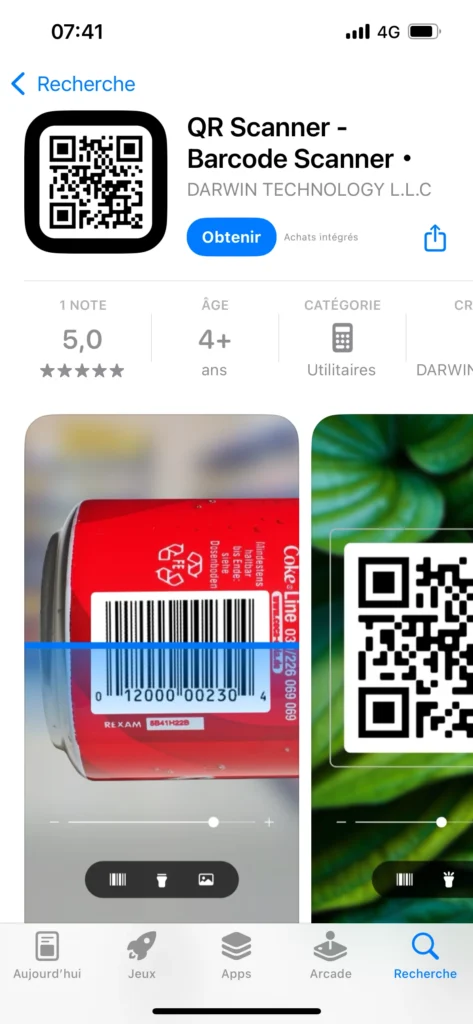 QR Code Scanner (France)