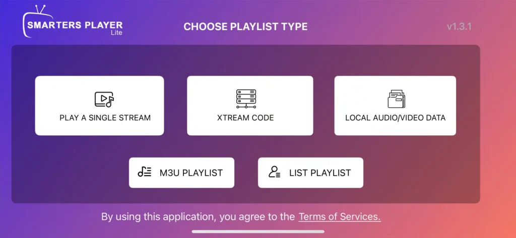 Essayer d'utiliser M3U et Xtream